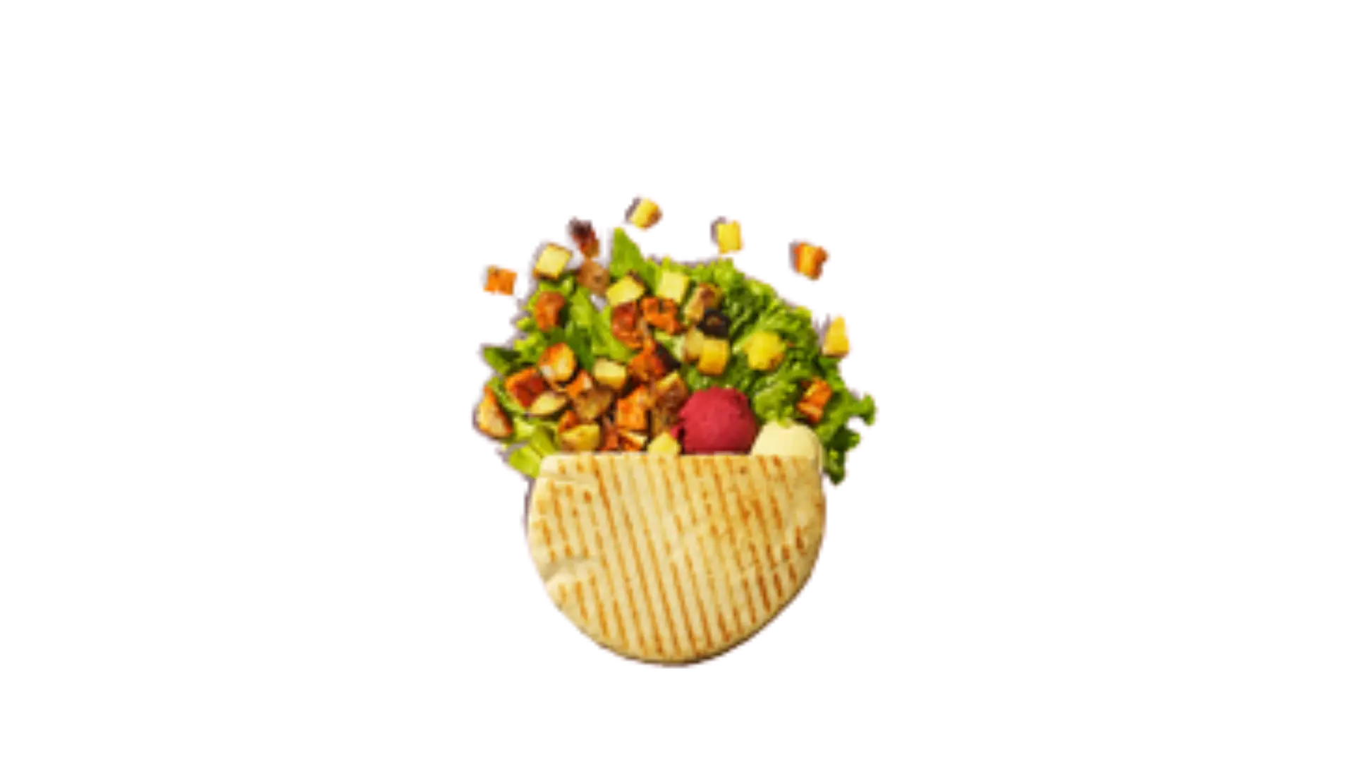 Baked Chicken Tikka Pita - Dabba Street Menu Item