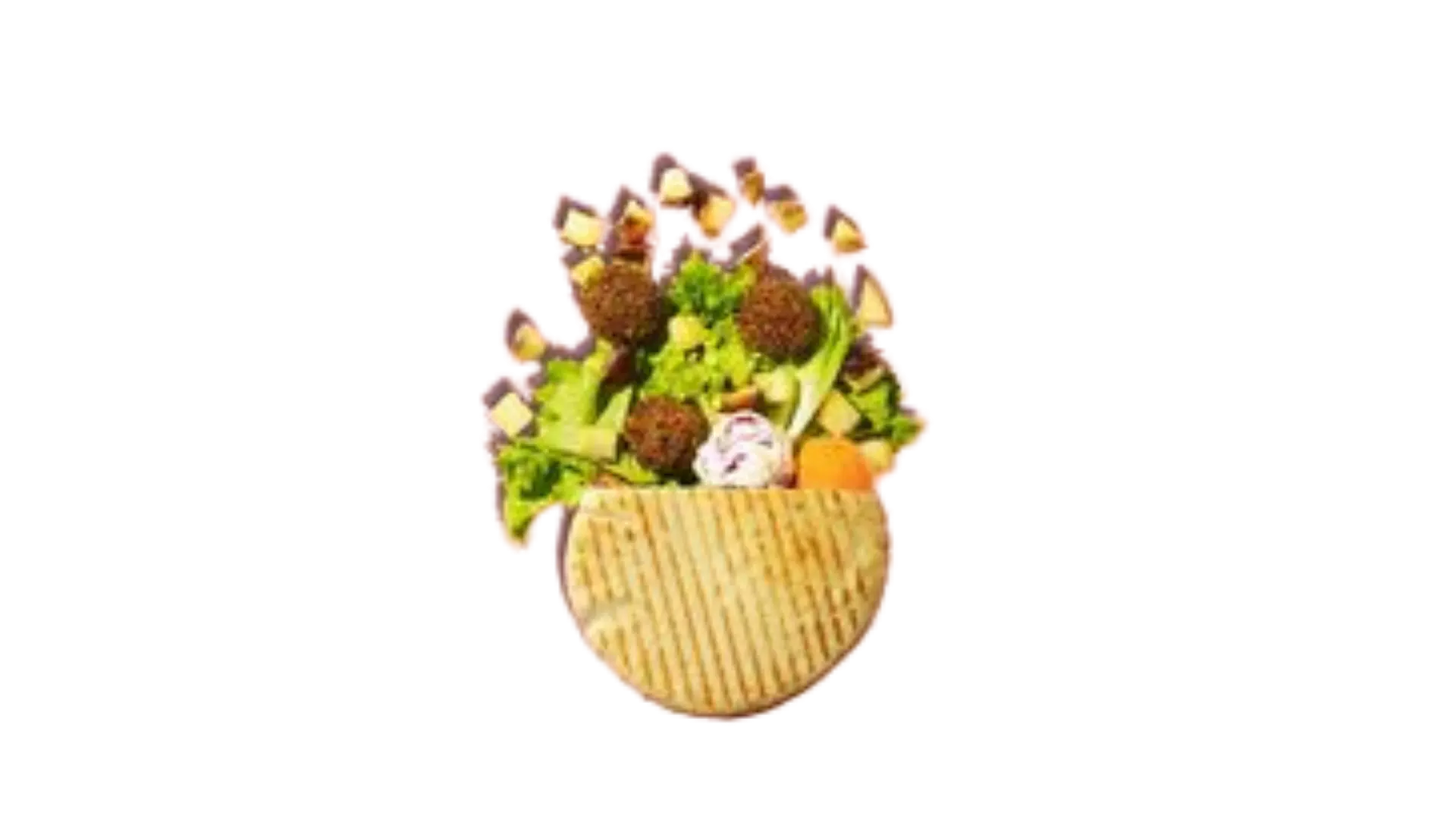Oven Roasted Vegetable Pita - Dabba Street Menu Item