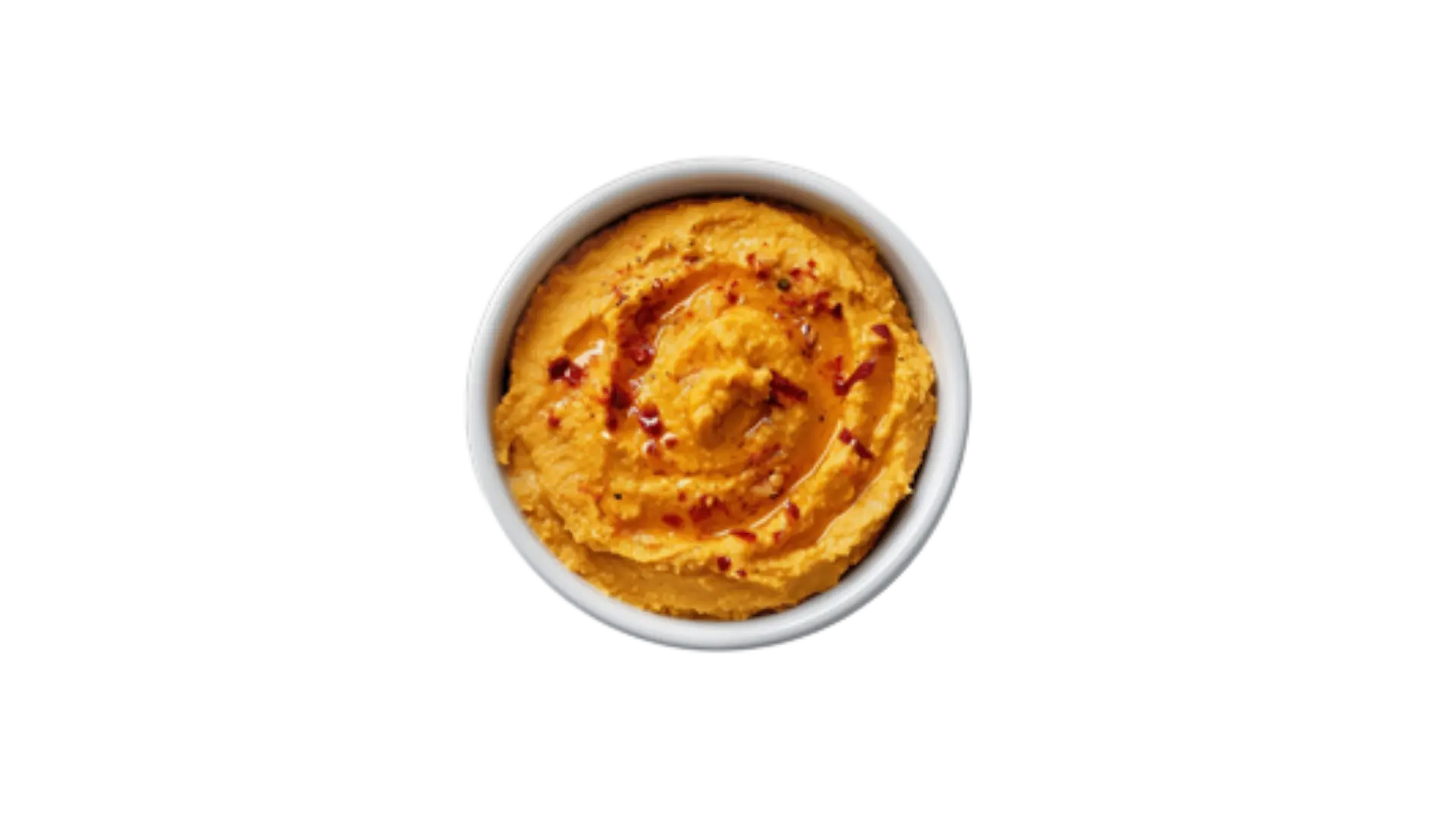 Roasted Bell Pepper Hummus - Dabba Street Menu Item